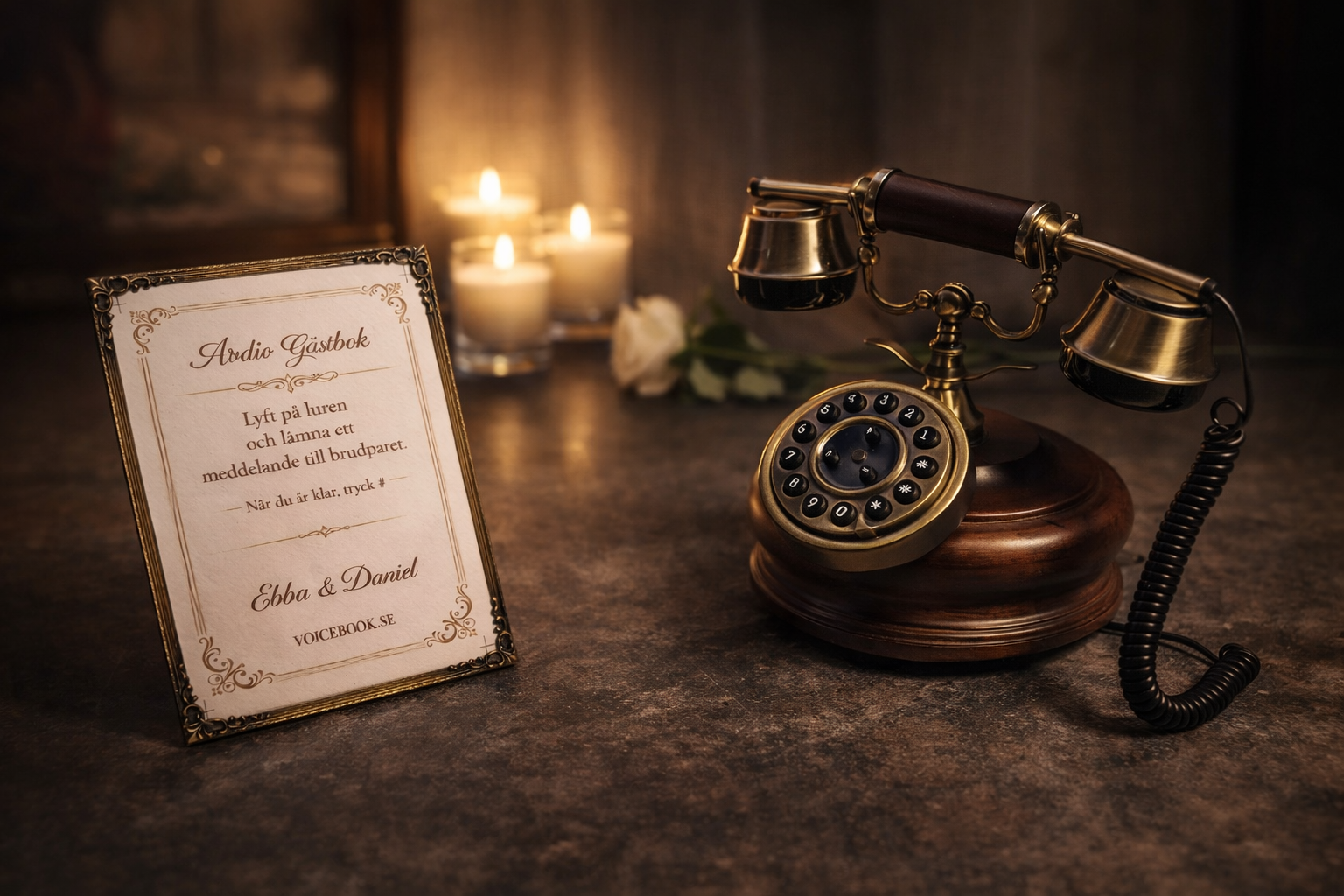 Voicebook on table